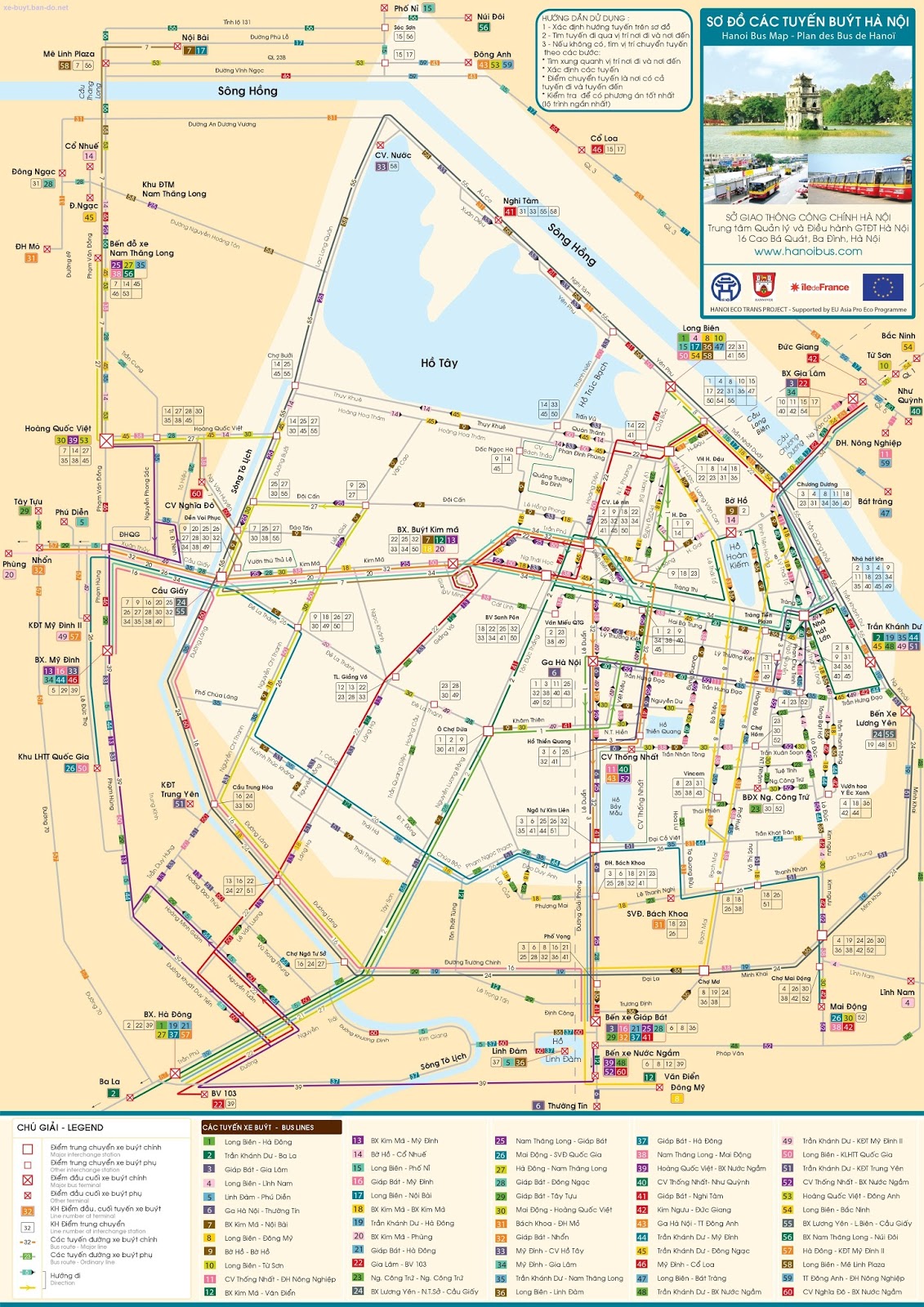 Bản đồ xe buýt Hà Nội là công cụ hỗ trợ di chuyển tuyệt vời cho các bạn đang sinh sống và làm việc ở thủ đô. Với những thông tin mới nhất về tuyến xe và lịch trình di chuyển, quý khách có thể dễ dàng điều chỉnh kế hoạch và lựa chọn tuyến đường phù hợp với nhu cầu của mình.
