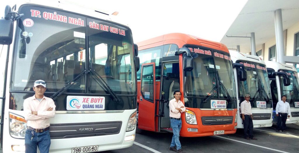 Xe buýt sân bay Chu Lai – Quảng Ngãi