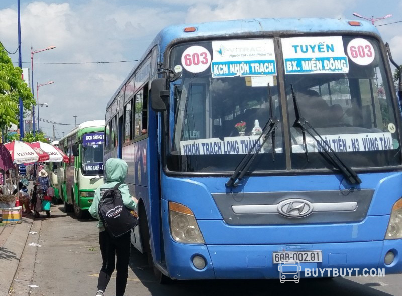 Xe buýt 603: Trạm xe Nhơn Trạch - Bến xe Miền Đông