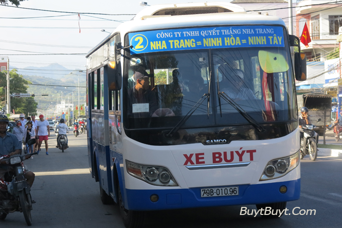 Xe buýt Nha Trang - Ninh Tây