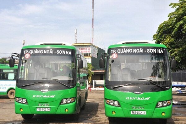 Xe buýt Quảng Ngãi – Sơn Hà – Sơn Tây