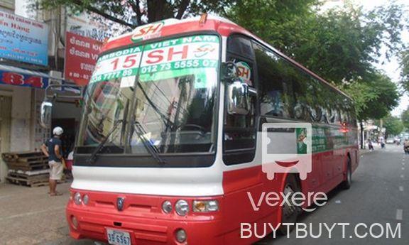 Xe Xe 15 SH Co.Ltd - Lịch xuất bến - Giá vé Sài Gòn đi PhnomPenh