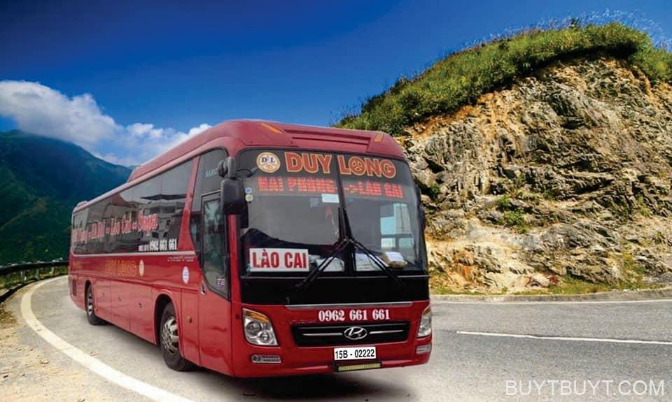 Xe Xe Duy Long - Bến xe, giá vé, số điện thoại đặt vé Hải Phòng đến Lào Cai