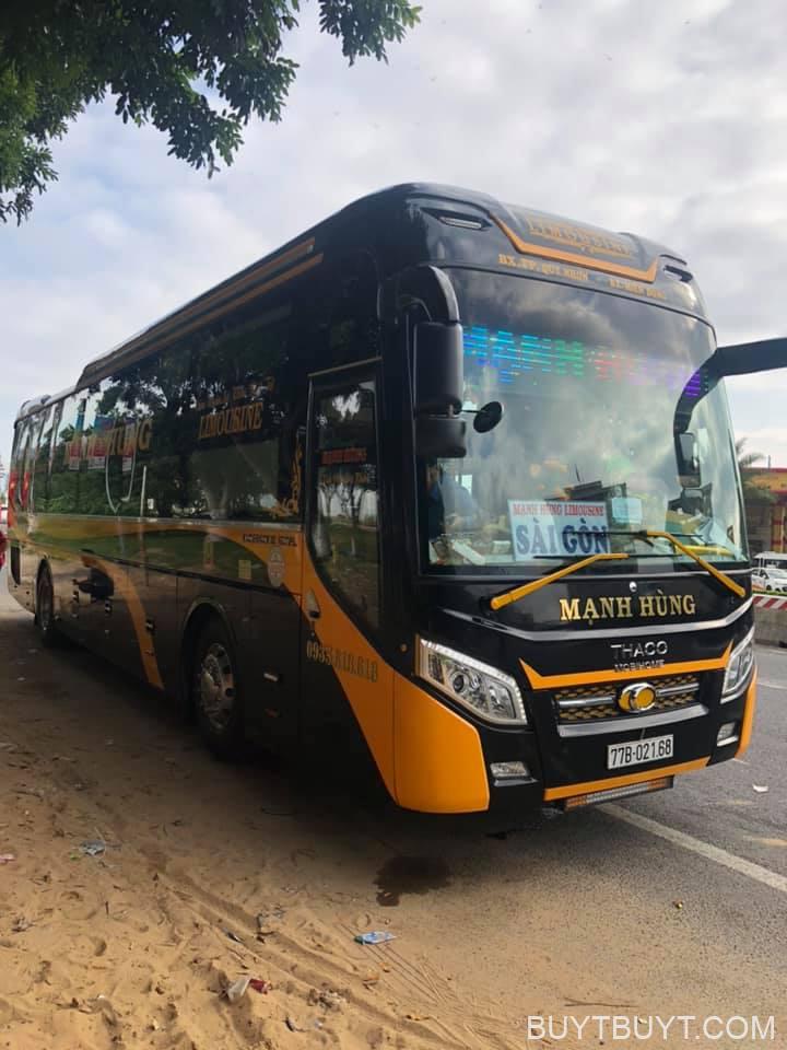 Xe Xe Mạnh Hùng - Điện thoại đặt vé Sài Gòn đi Quy Nhơn