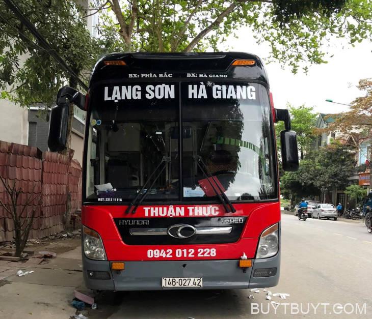 Xe Xe Thuận Thực - Số điện thoại đặt vé Hà Giang - Thái Nguyên - Lạng Sơn