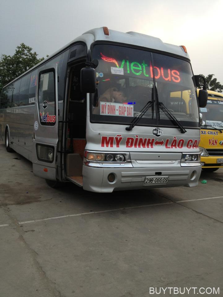 Xe Xe VietBus - Bến xe, giá vé, số điện thoại đặt vé đi Lào Cai – Sapa